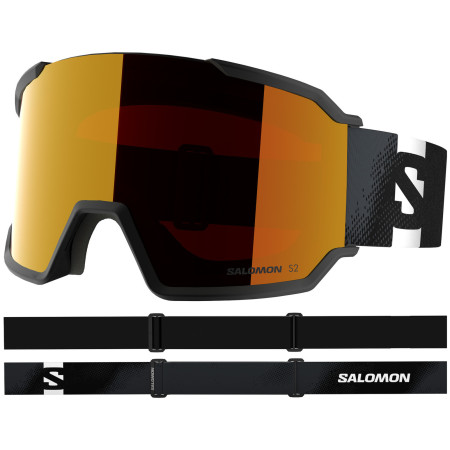 Gafas de esquí Salomon S/VIEW 3 ML negro Black