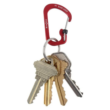Juego de mosquetones Nite Ize SlideLock Aluminium