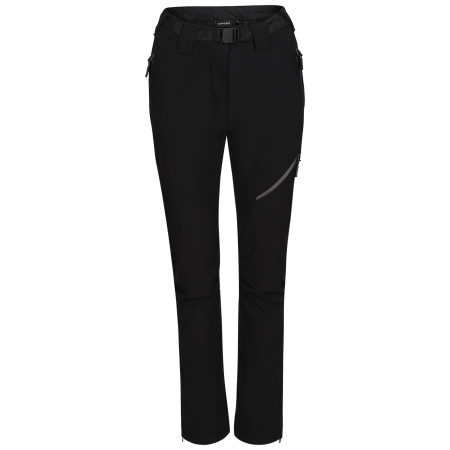 Pantalones de mujer Alpine Pro Verefa negro BLACK