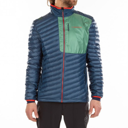 Chaqueta de hombre La Sportiva Krush Primaloft Jkt M azul/verde Opal/Grassgreen