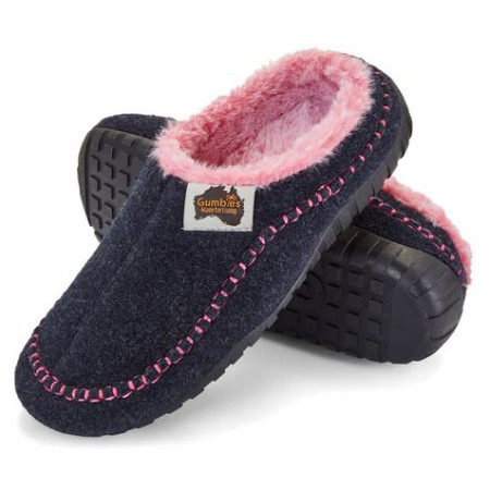 Zapatillas de mujer Gumbies Ossa Low Navy & Pink