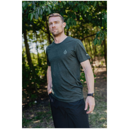 Camiseta de hombre Zulu Merino Quest 160 Short Comfy