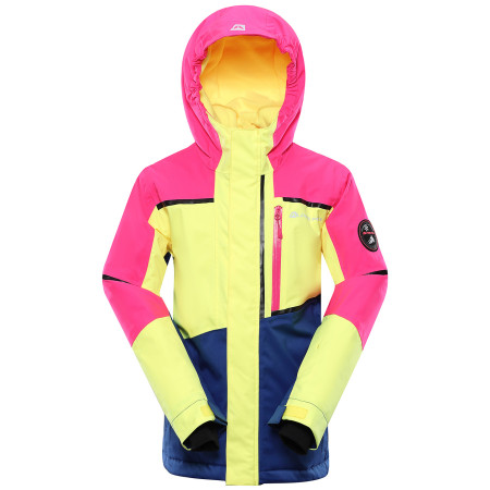 Chaqueta de invierno para niños Alpine Pro Melefo amarillo nano yellow