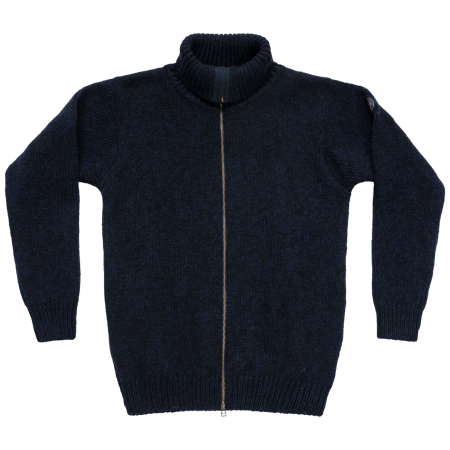 Jersey Devold Nansen Wool Cardigan azul oscuro Navy