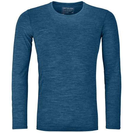 Camiseta funcional de hombre Ortovox 150 Cool Clean Ls M azul petrol blue blend