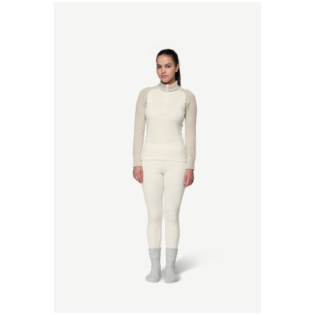 Camiseta funcional de mujer Devold Duo Active Merino 205 Z.Neck