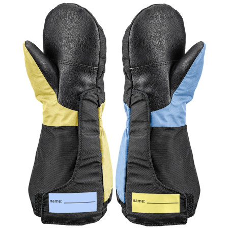 Guantes de esquí para niños Leki Little Swtch Zero Mitt Long black-light blue