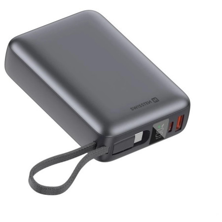 Batería externa Swissten 20000 mAh 45 W negro black