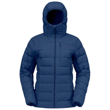 Chaqueta de plumón para mujer Norrona femund down700 Zip Hood azul oscuro Indigo Night