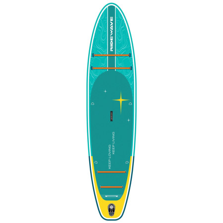 Tabla de surf de pala RideWave Romantic 12 verde