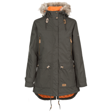 Chaqueta de mujer Trespass Clea verde DARK KHAKI