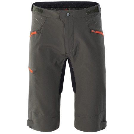 Pantalones cortos de ciclismo para hombre Radvik Xray Shorts GTS gris Forest Night/Tangarine Tango