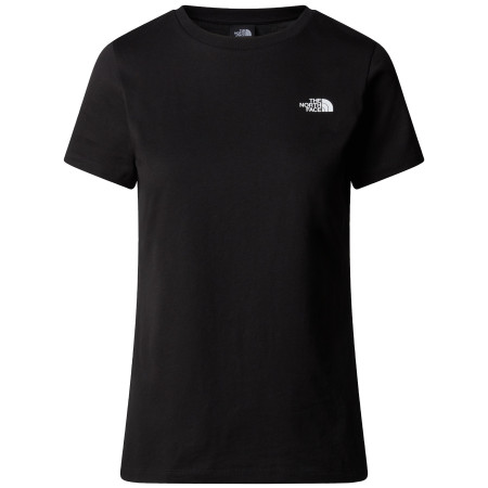 Camiseta de mujer The North Face W S/S Simple Dome Slim Tee negro Tnf Black