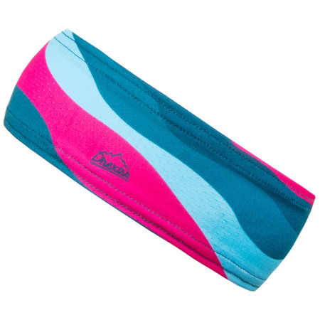 Banda para cabeza para mujer Drexiss Ultralight Waves - Pink rosa/azul