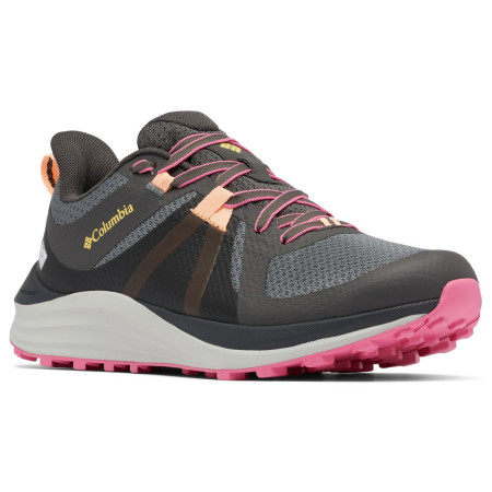 Calzado de mujer Columbia Escape Pursuit Outdry gris/rosa Dark Grey, Wild Geranium