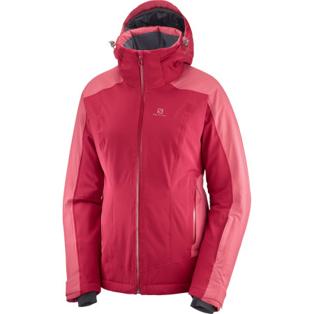 Chaqueta de mujer Salomon Brilliant Jkt W rosa RioRed/GarnetRose