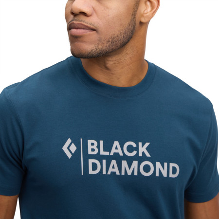 Camiseta de hombre Black Diamond M Mini Stacked Ss Tee