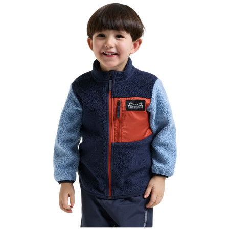 Sudadera para niños Didriksons Anten Kids Fullzip 2 Winter Blue