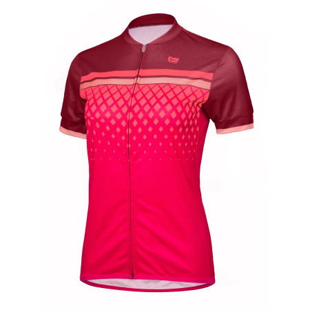 Maillot de ciclismo para mujer Etape Diamond rosa Bordeaux / pink
