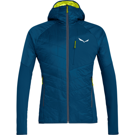 Chaqueta de hombre Salewa ORTLES HYBRID AWP M JKT azul oscuro Poseidon/