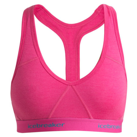 Sujetador deportivo Icebreaker W Sprite Racerback Bra rosa Tempo