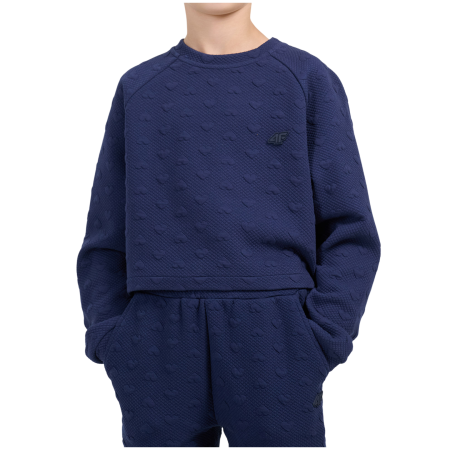 Sudadera para niños 4F Sweatshirt F2768 Navy azul oscuro Navy