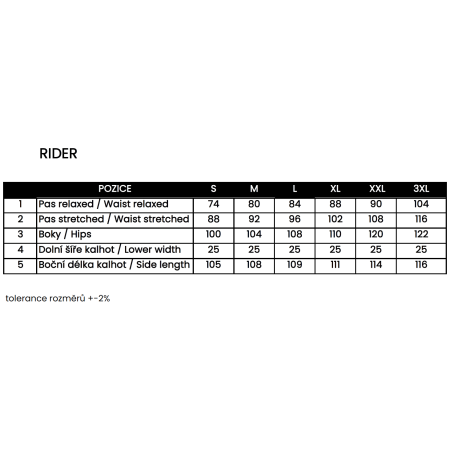 Pantalones de hombre Trimm Rider M