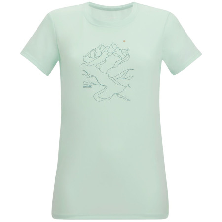 Camiseta de mujer Regatta Women's Fingal azul claro OceanMist