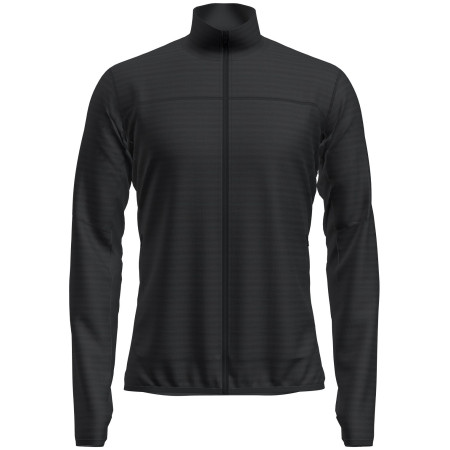 Sudadera funcional de hombre Icebreaker Men Merino Blend 300 RealFleece™ Descender LS Zip negro Black