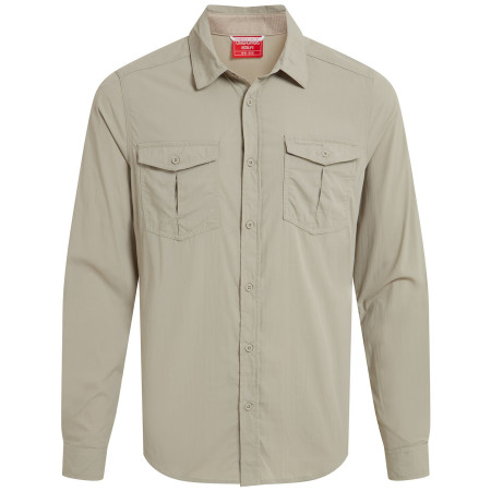 Camisa de hombre Craghoppers NL Eiger LS Shirt beige Parchment