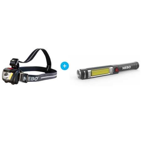 Linterna NEBO Big Larry 2 + Duo Headlamp