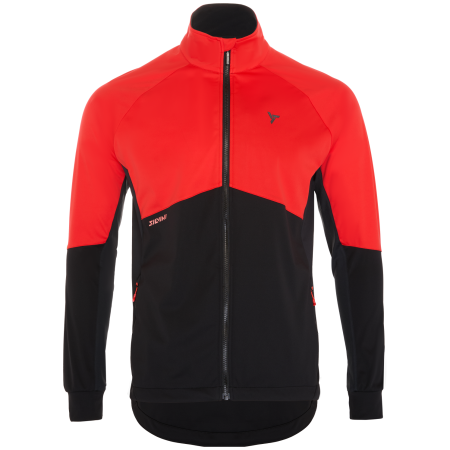 Maillot de ciclismo de hombre Silvini Pusterio rojo ruby-black