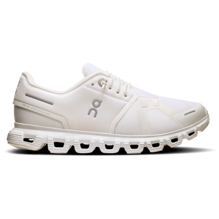 Zapatillas de carrera para mujer On Running Cloud 6 blanco White/White