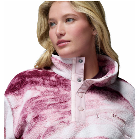 Sudadera de mujer Columbia Helvetia™ II Printed Cropped Half Snap