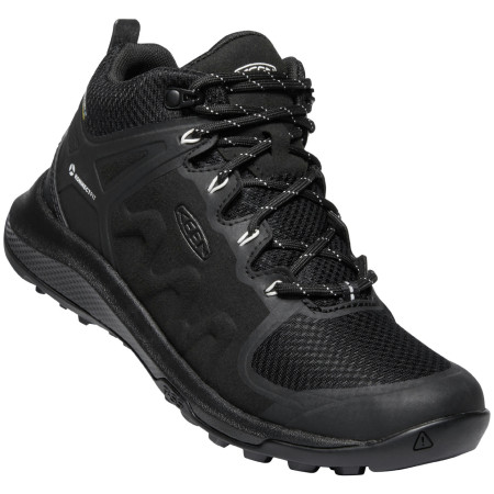 Calzado de mujer Keen Explore Mid Wp negro Black/StarWhite