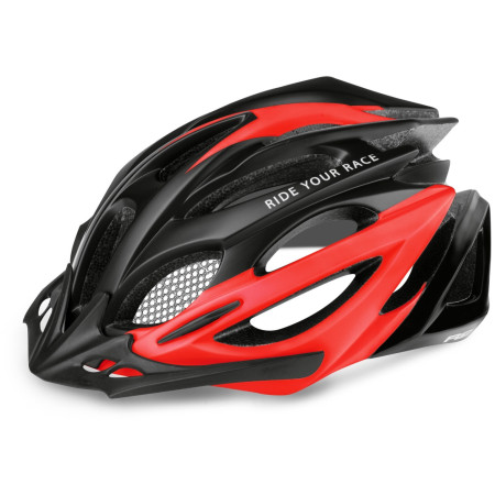 Casco de ciclismo R2 Pro-Tec negro/rojo matná - černá, červená