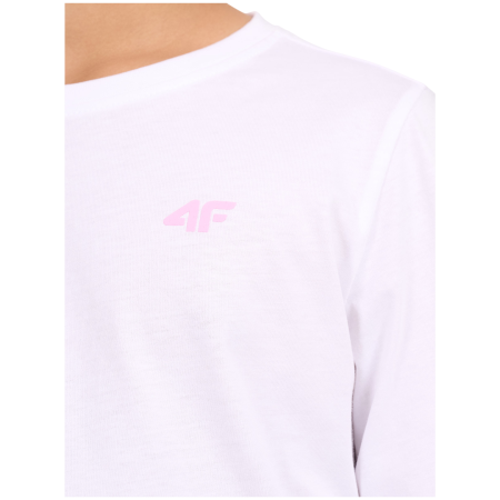 Camiseta para niños 4F Longsleeve F654 White