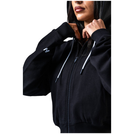Sudadera de mujer Nebbia Black zip-up hoodie Power