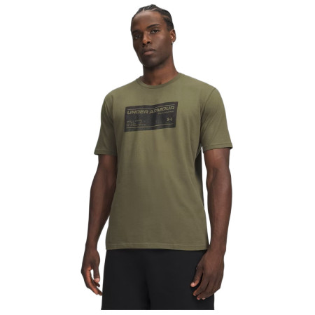 Camiseta de hombre Under Armour UA M Box WM Label SS verde Green