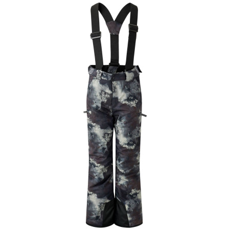 Pantalones de esquí para niños Dare 2b Pow II pant negro/gris Distressed Print