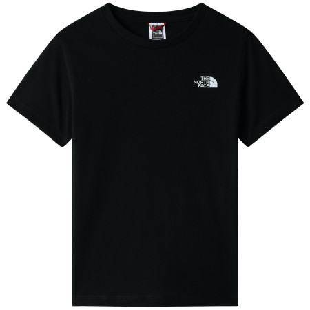 Camiseta para niños The North Face Teens S/S Simple Dome Tee negro Tnf Black/Tnf White