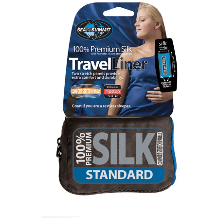 Forro para saco de dormir Sea to Summit Silk Liner Stretch Panel Std