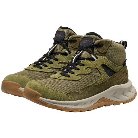 Calzado para niños Keen Hightrail Mid Wp Youth Dark Olive