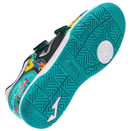 Calzado para niños Joma Top Flex JR Black Indoor