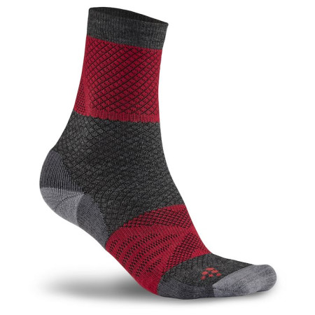 Calcetines Craft XC Warm (2020) gris/rojo AsphaltBeam