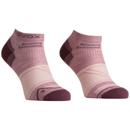 Calcetines de lana merino para mujer Ortovox Alpine Light Low Socks W rosa Dusk Rose