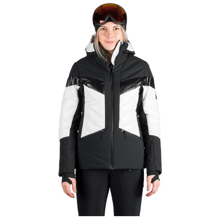 Chaqueta de esquí para mujer Northfinder Abigale negro/blanco 279blackwhite