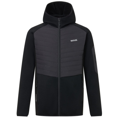 Chaqueta híbrida para hombre Regatta Newhill Hybrid gris/negro Ash/Black