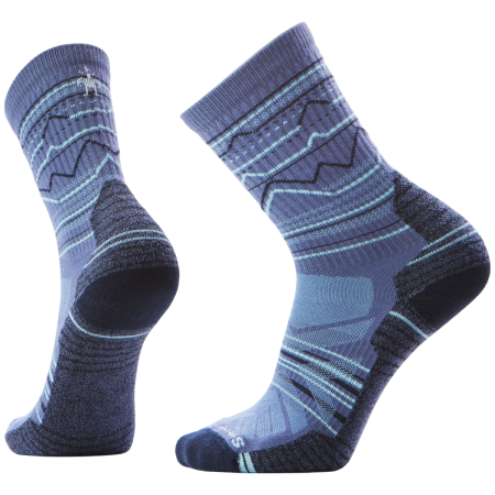 Calcetines Smartwool Hike Light Cushion Mountain Range Crew azul NIGHTFALL BLUE