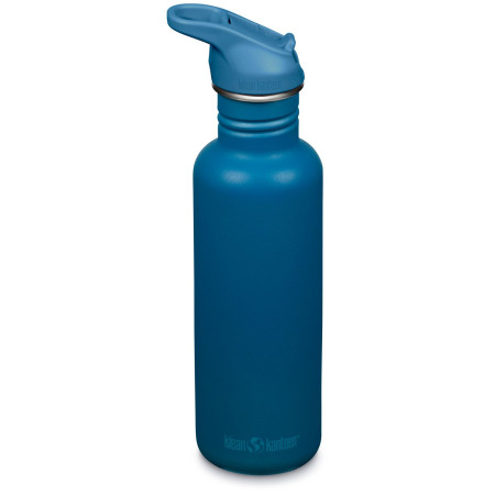 Botella de acero inoxidable Klean Kanteen Classic 800 ml (w/Flip Seal Sport Cap) azul corsair